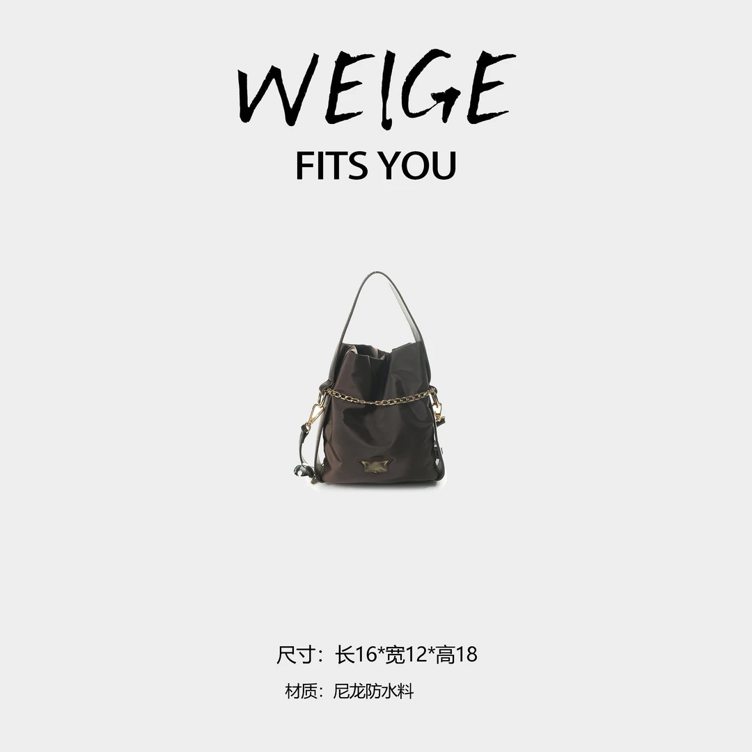 BV&BP· 原创设计休闲百搭尼龙福袋手提包手拎包圆球330