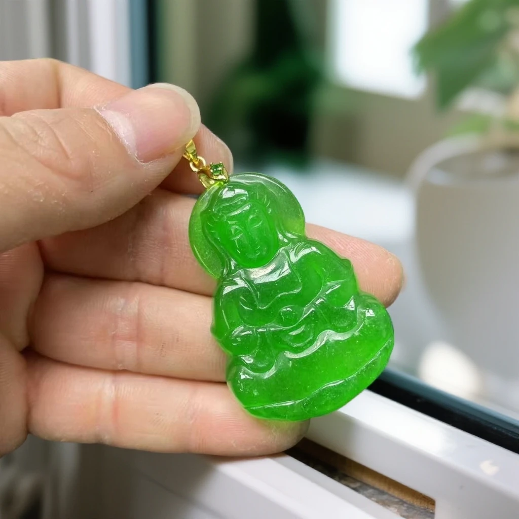 【大喜】透绿观吊坠KSU/WD876精致吊坠女士多样性发一