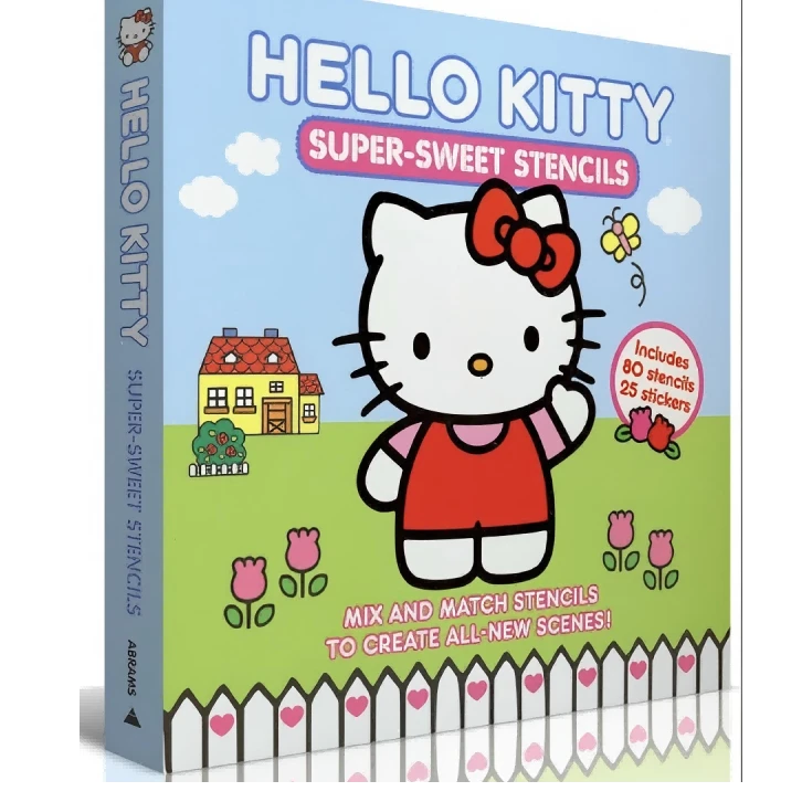 Hello Kitty Super Sweet Stencils 非点读书 海淘书