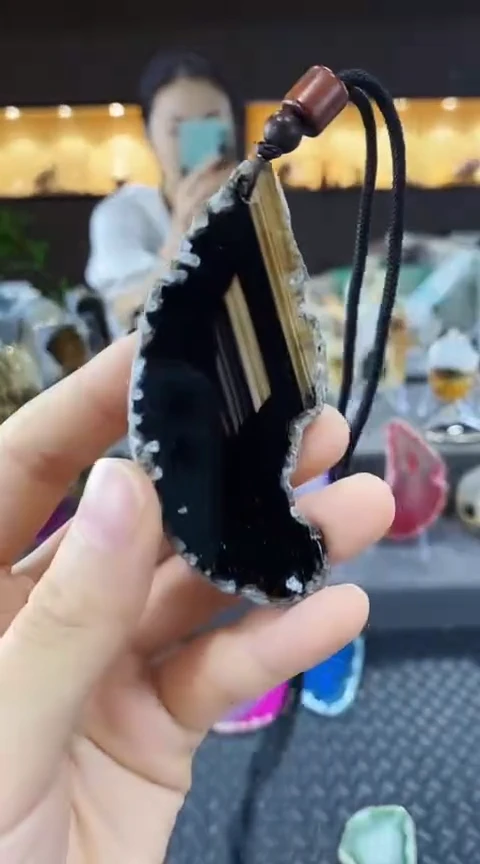 未镶嵌颈饰玛瑙/玉髓懒*羊玛瑙