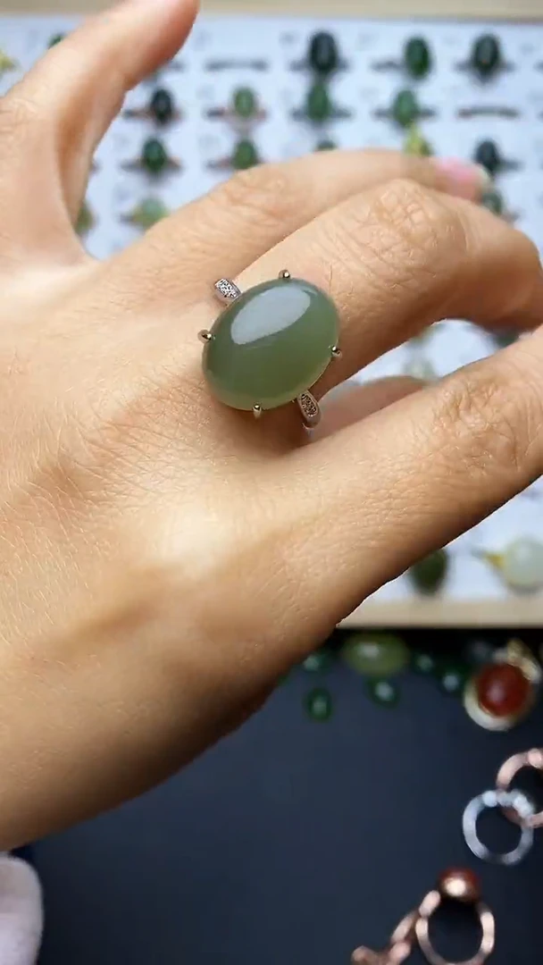 【闪购商品】和田玉戒指未镶嵌1