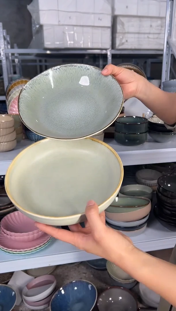 陶瓷外贸尾货瑕疵满20包邮特价孤品清仓X2 深盘组合