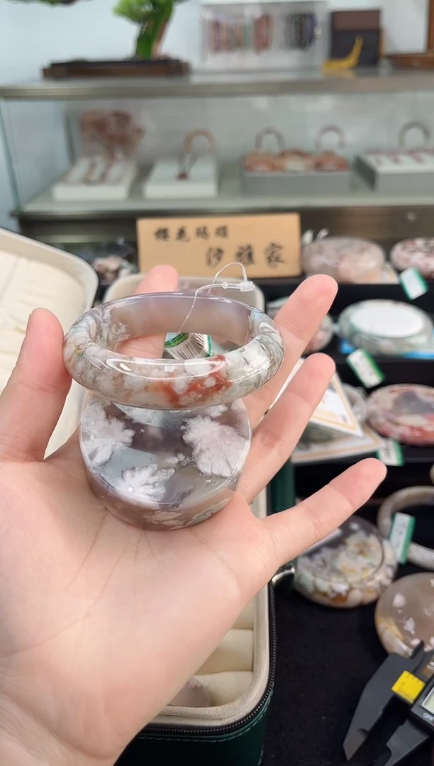 未镶嵌手镯石英质玉55圈口（赠品镯心）s9240112