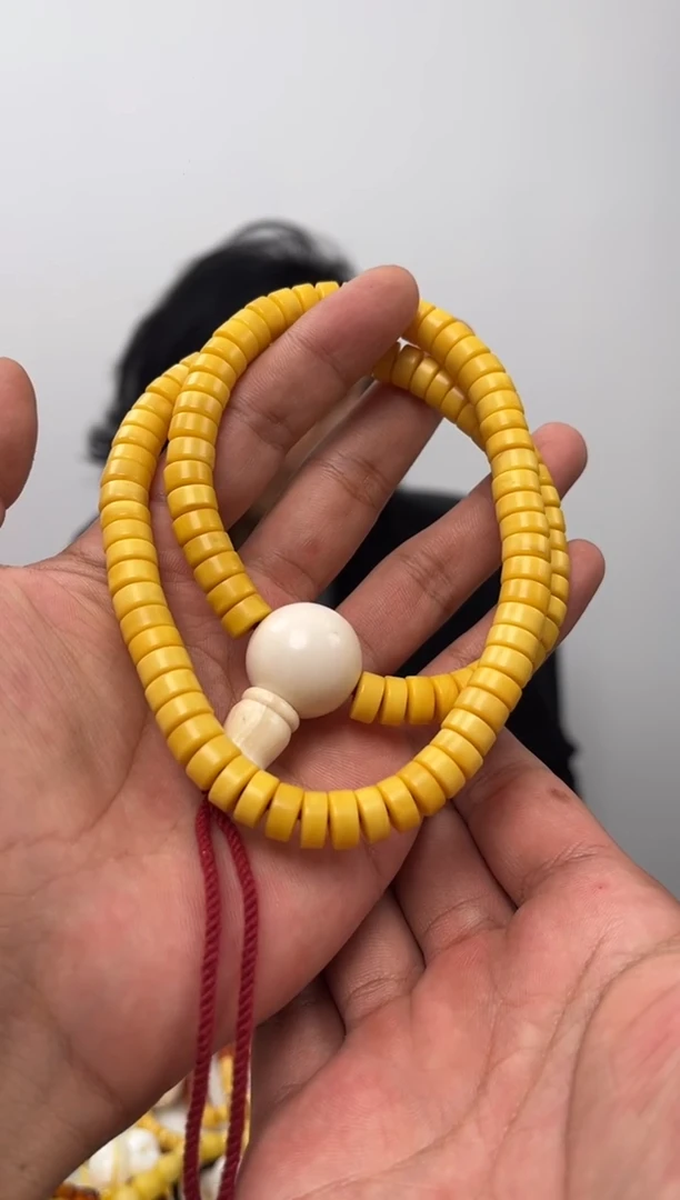 【闪购商品】蜜蜡项链未镶嵌噶玛家108珠