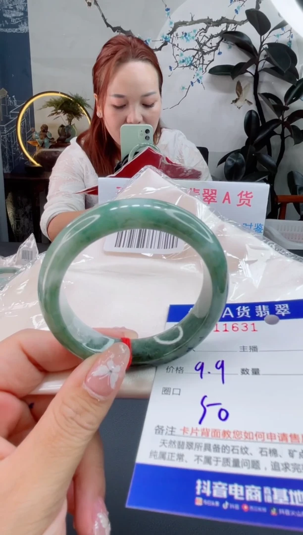 未镶嵌手镯翡翠9.9