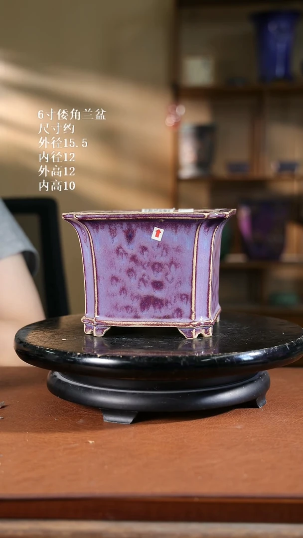 6寸倭角兰盆 123