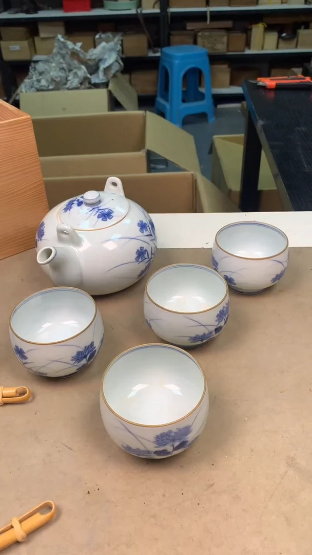 摆件茶宠瓷器茶具套装