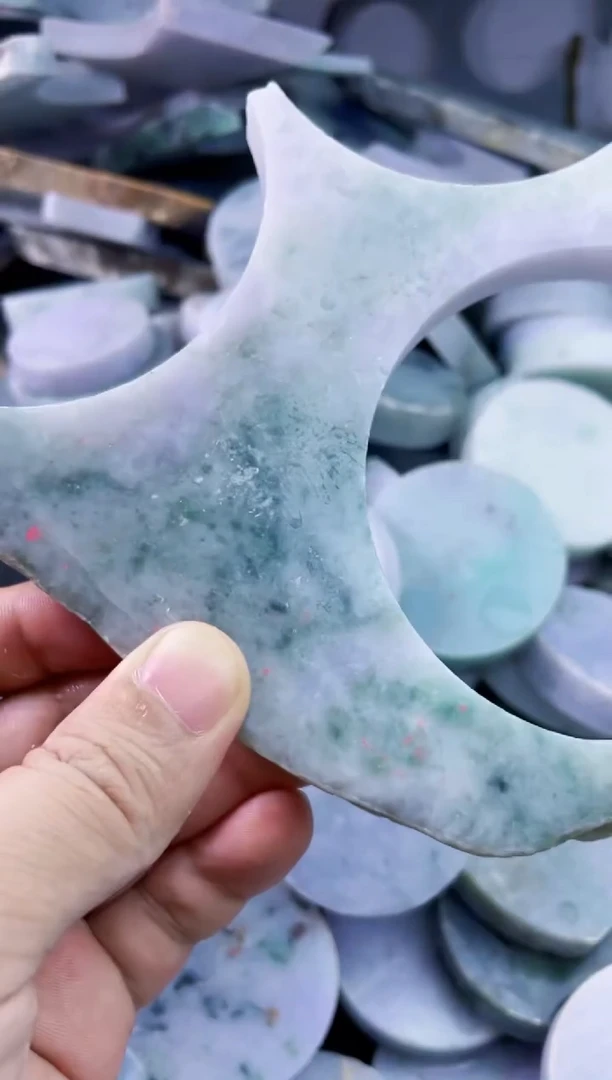 翡翠裸石天然A货翠缅甸翡1376