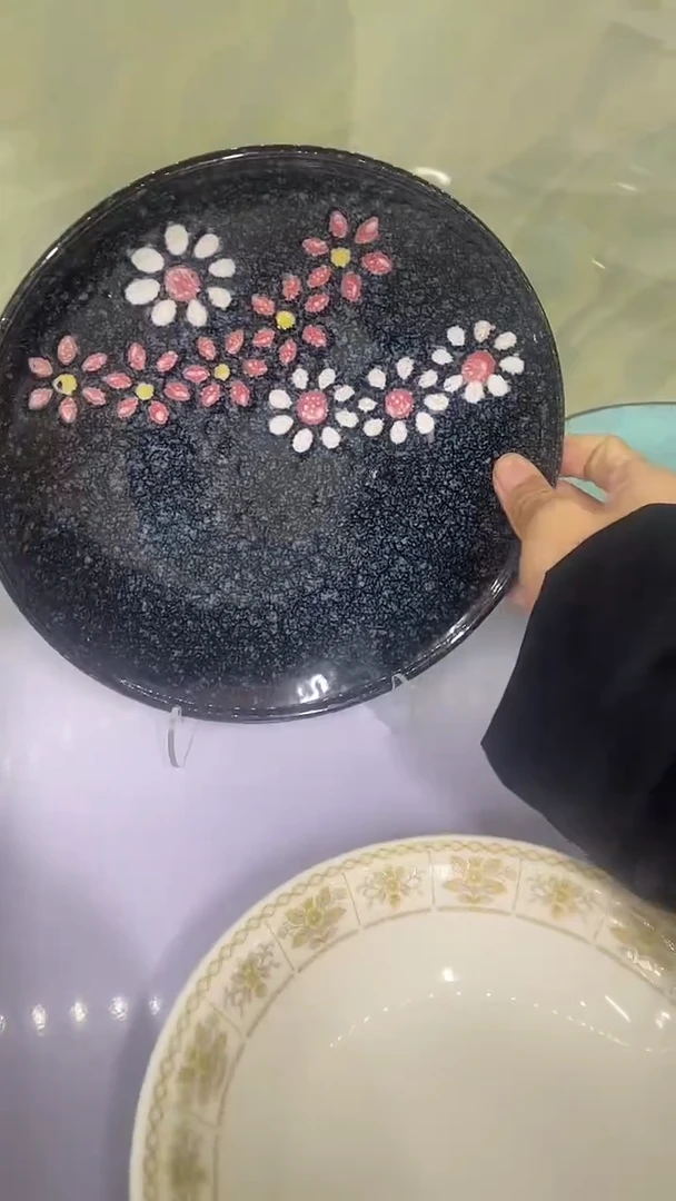 陶海外回流樱花款盘