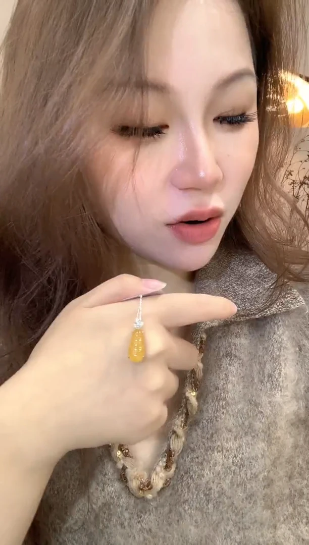 吊坠(不含链)18K金镶嵌翡翠83-吊坠