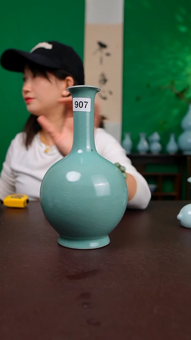 遇**?二级仿古支钉孤品瓶907号 简装