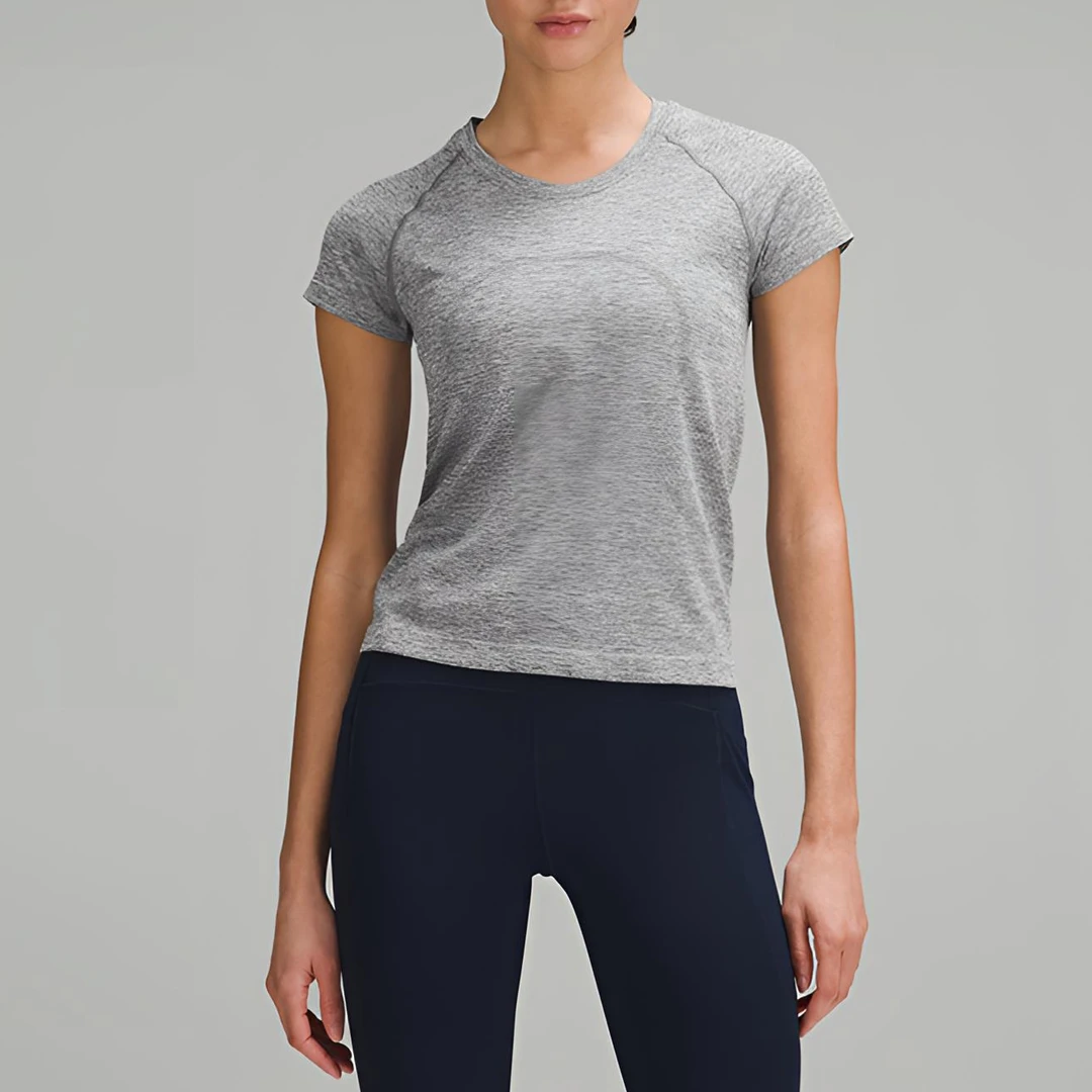 2.0   Swiftly Tech 女士运动短袖 T 恤夏季外穿速干跑步训练衣