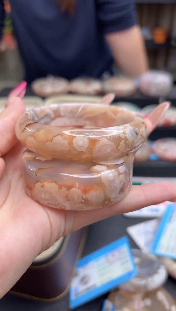 未镶嵌手镯石英质玉63(60圈赠送镯心)