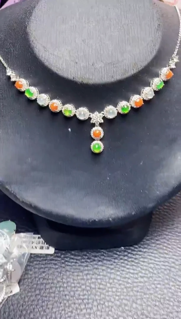 银S925镶嵌戒指翡翠7051