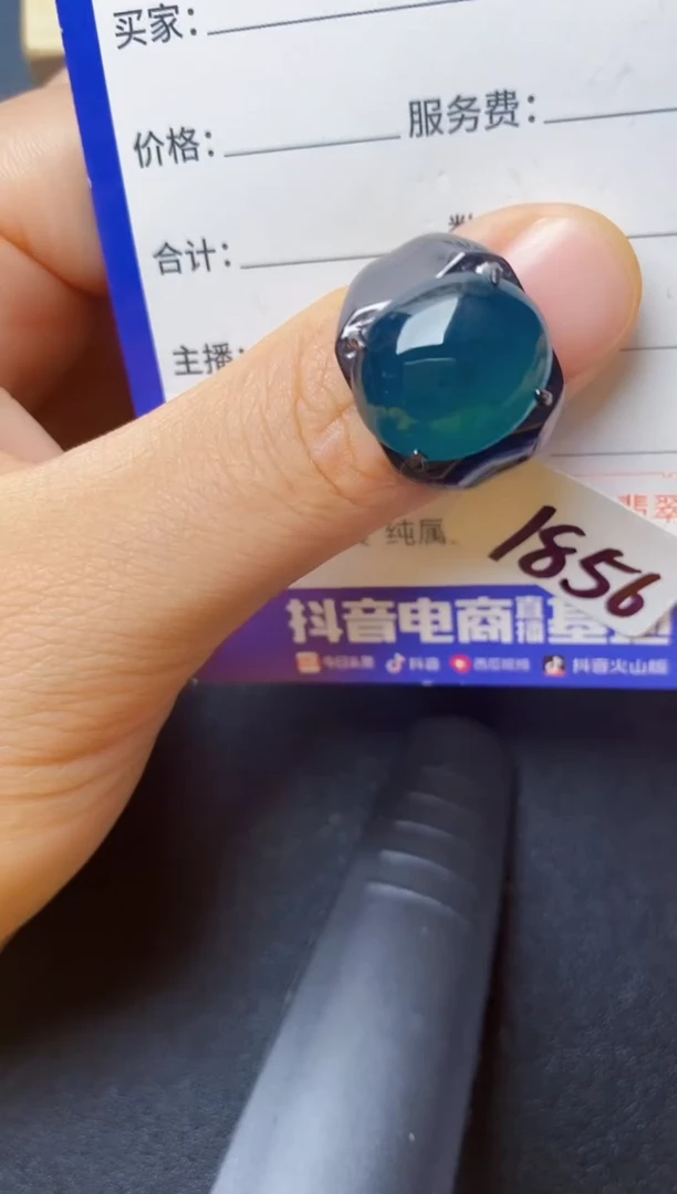 翡翠戒指银S925镶嵌2222222
