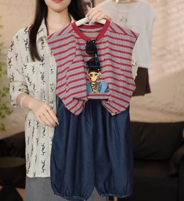 【LMOO童品】2025新款男童韩版百搭无袖上衣休闲夏季时尚套装