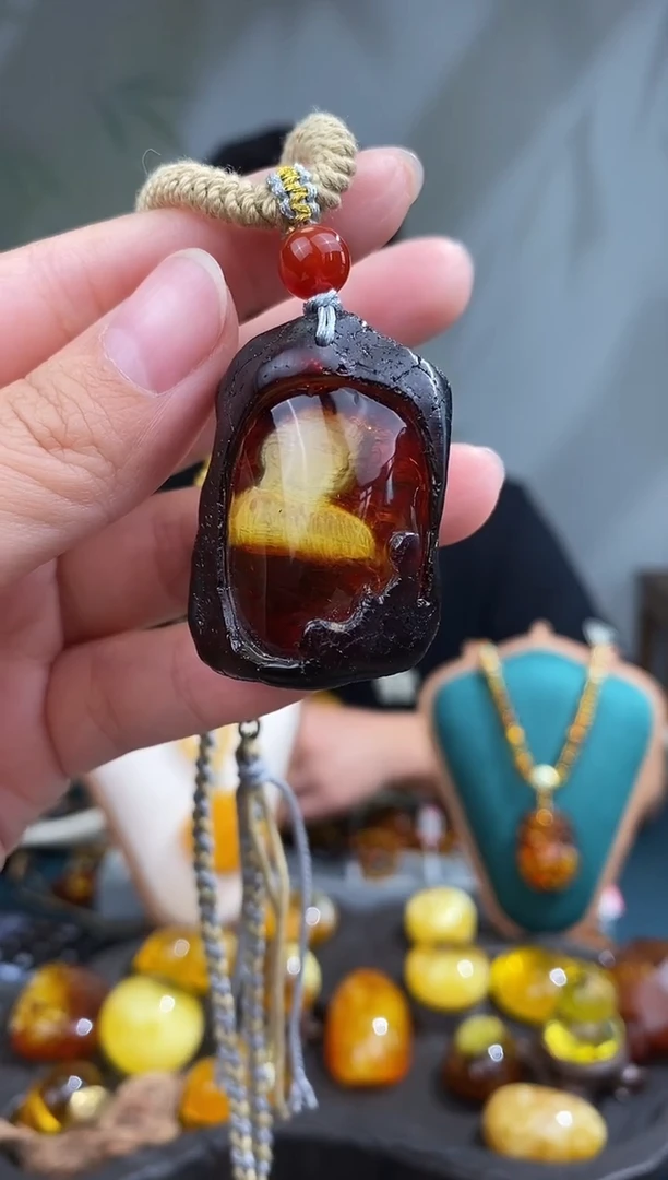 裸石琥珀未镶嵌基地发货 一物一证 顺丰包邮