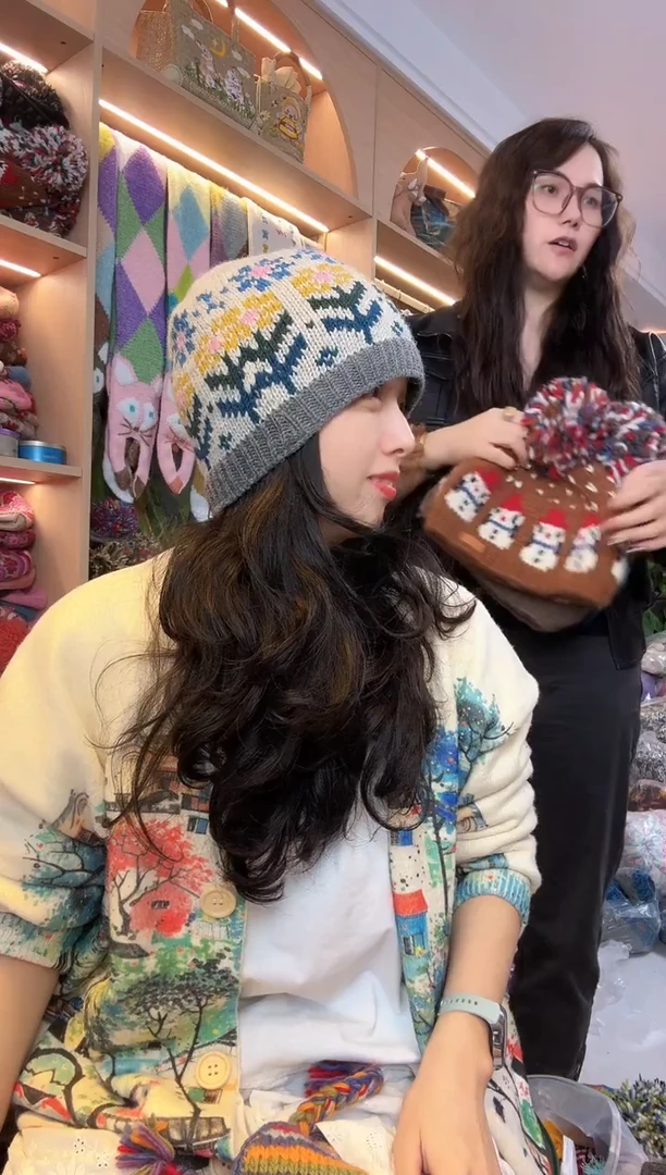 绵羊毛美丽奴向日葵冷帽