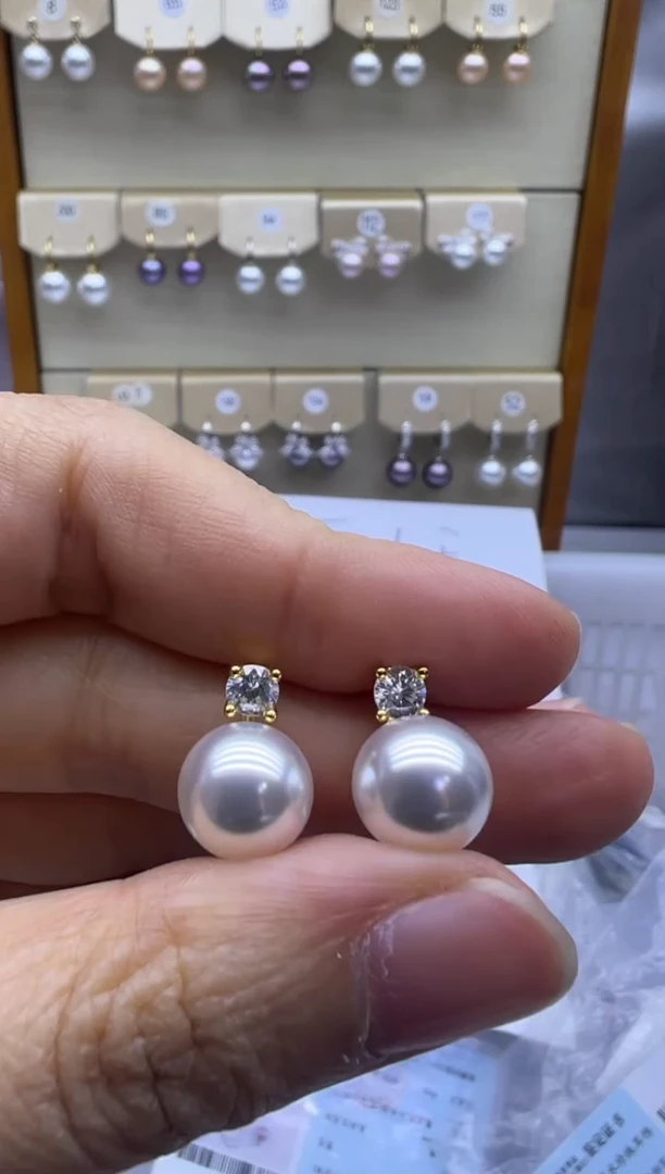 未镶嵌耳饰淡水珍珠王妃