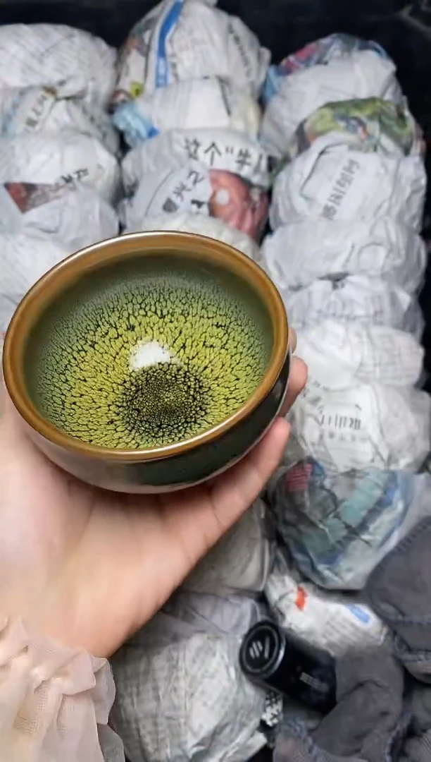 【闪购商品】茶盏绿 鹧鸪 将军 盏三疯建盏茶器