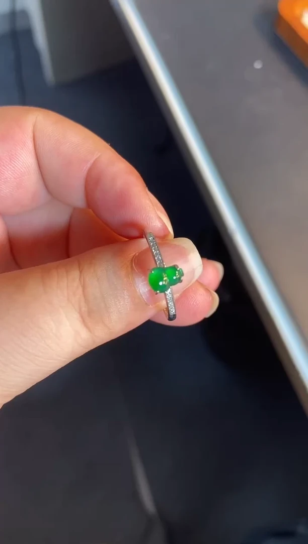 吊坠(不含链)银S925镶嵌翡翠1