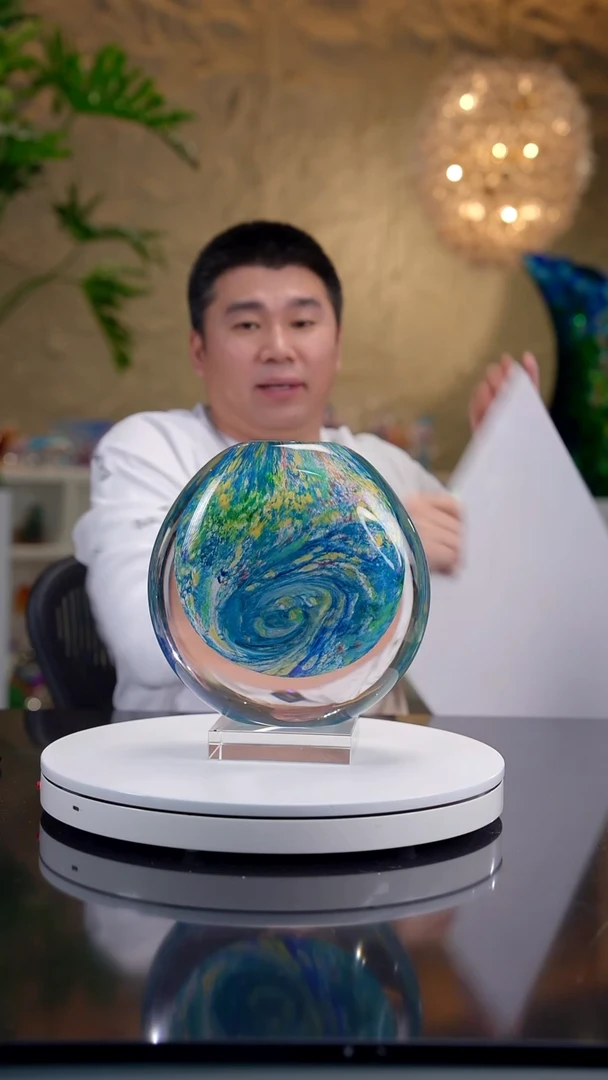 摆件莫奈花园设计款花器