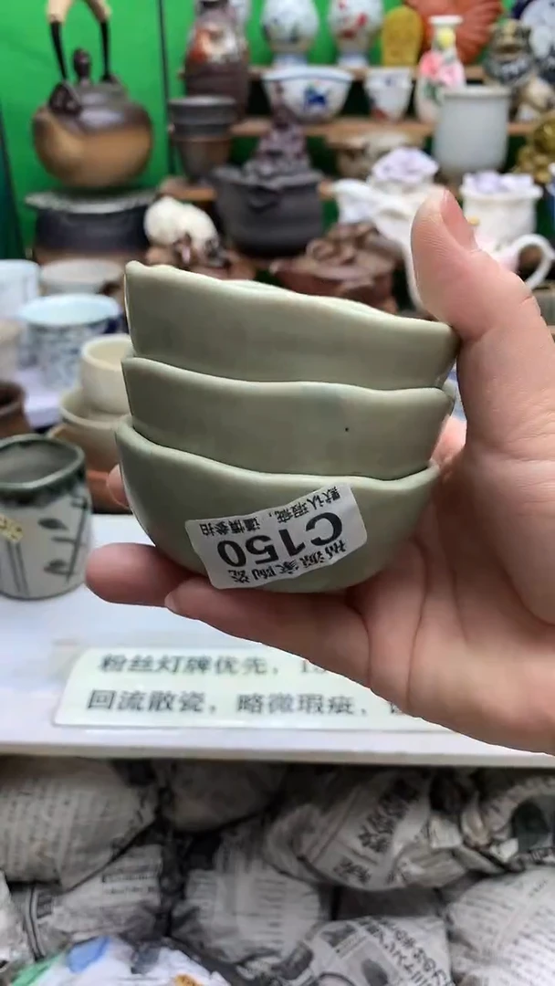 【闪购商品】盖碗海外回流瓷器