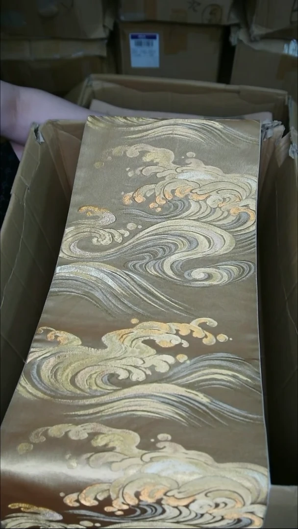 织绣织锦39海浪织金