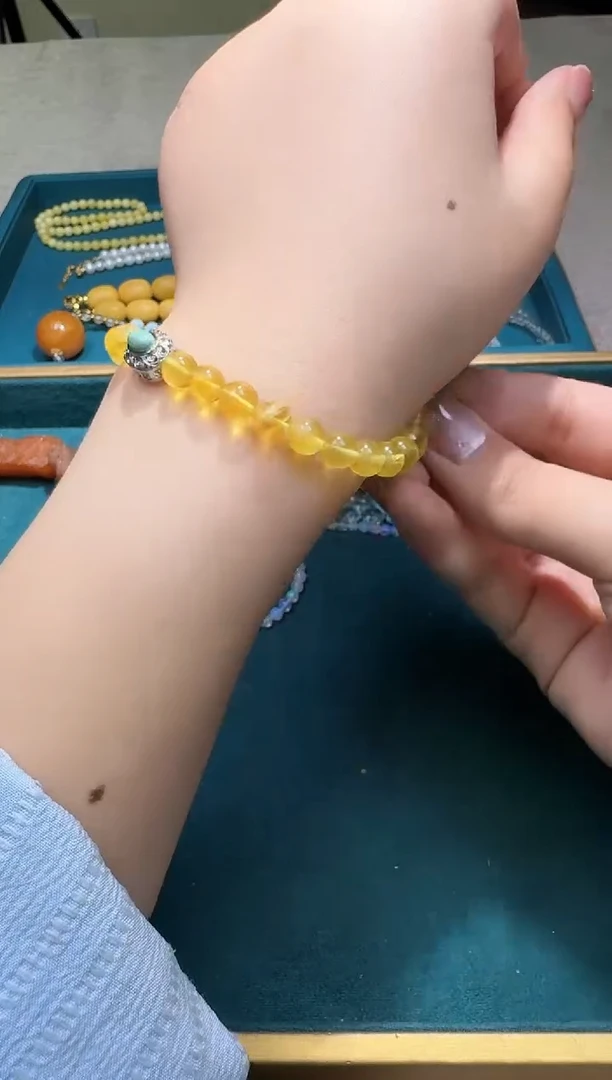 手链琥珀未镶嵌多样性发一件 365