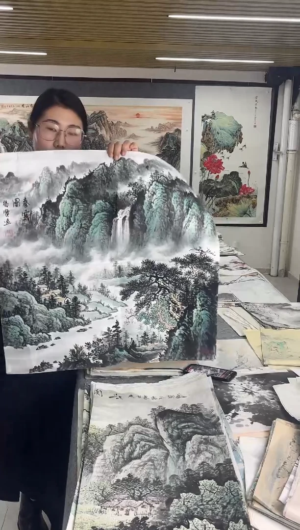 国画丹青专属福利-春云图