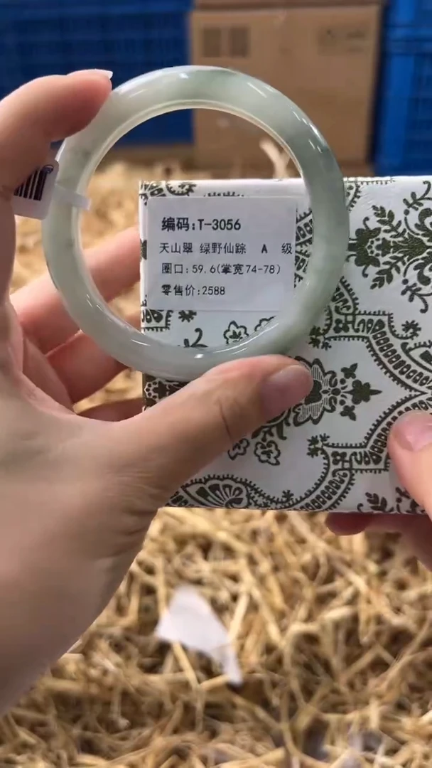 未镶嵌手镯石英质玉T-3056