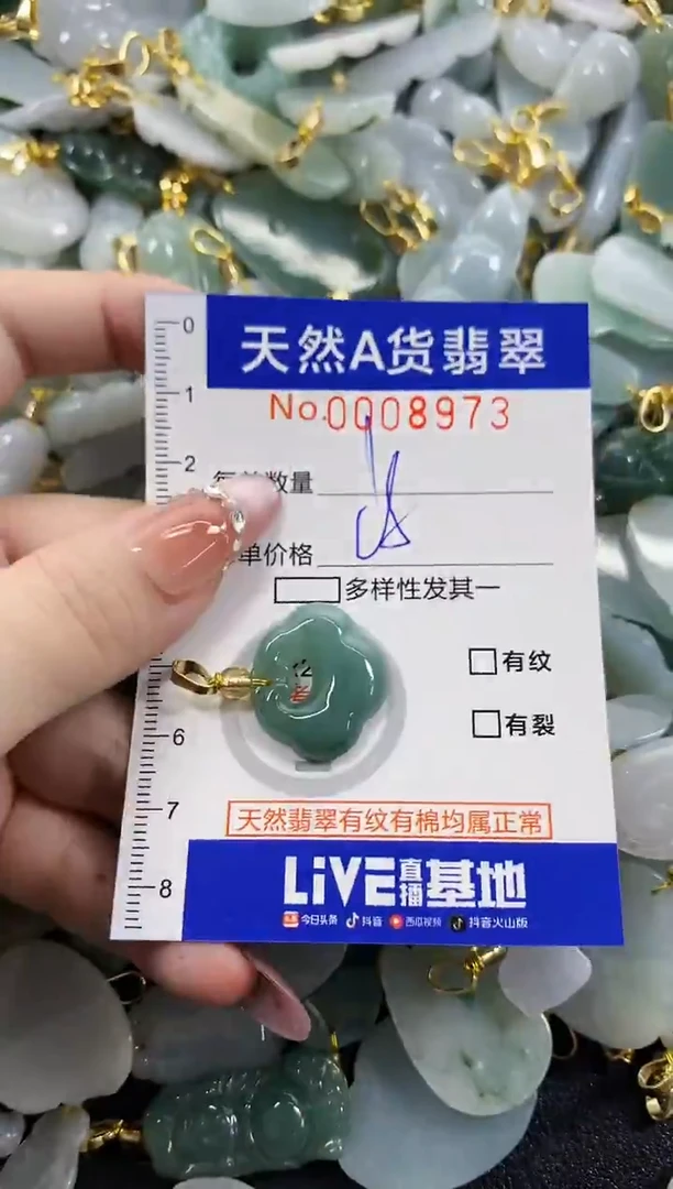 颈饰未镶嵌翡翠天然A货翡翠