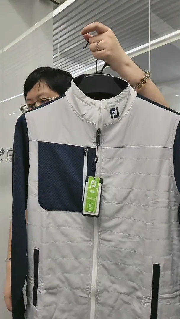 FJ-保暖拼接夹克-男士-89067-S-海军蓝/白