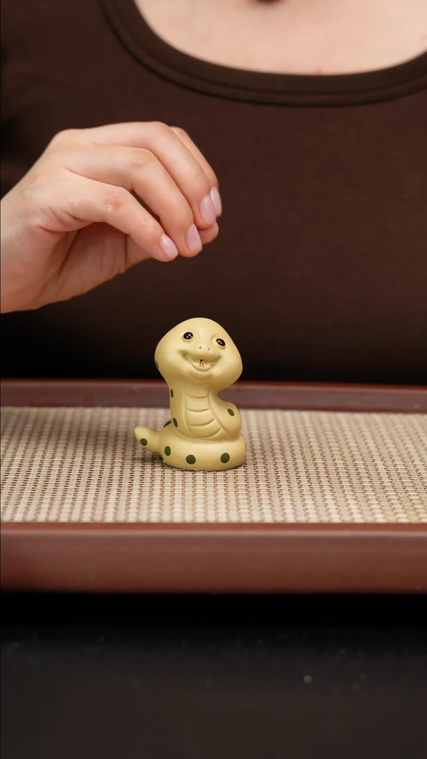 【闪购商品】紫砂茶壶茶宠蛇盖置