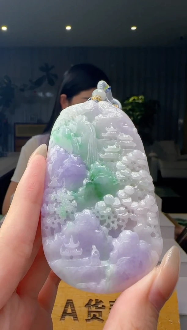翡翠未镶嵌颈饰CC@@960Q3J19885