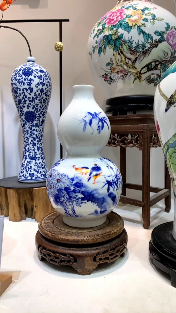 【闪购商品】景德镇陶瓷花瓶摆件1