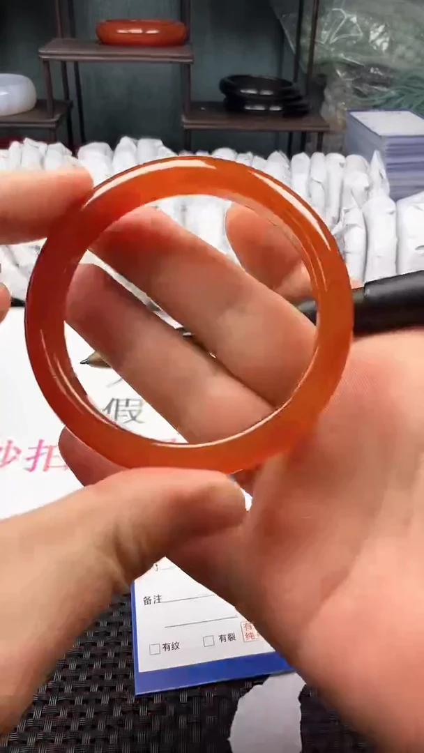 【闪购商品】玛瑙/玉髓手镯未镶嵌128-59多样性发货看清圈口下单