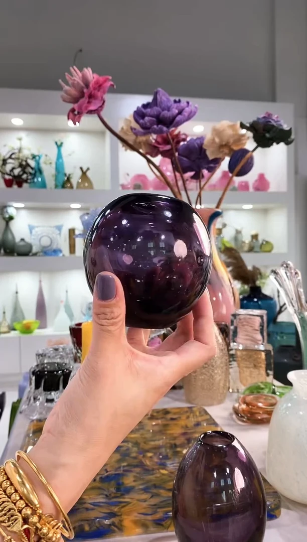 慕忆家手作琉璃花瓶