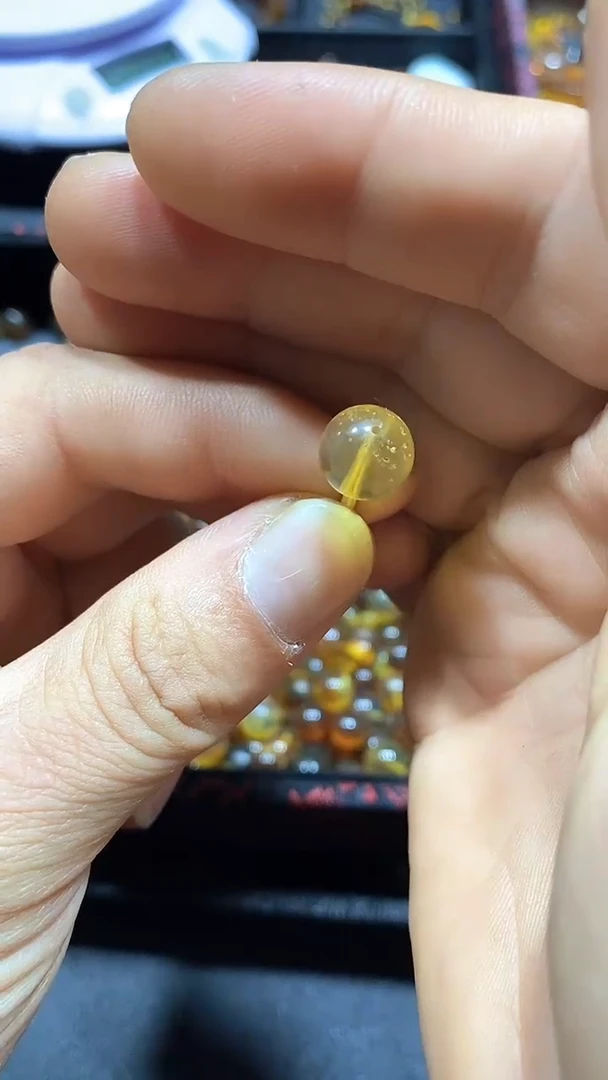 琥珀颈饰未镶嵌天然缅甸琥珀单珠
