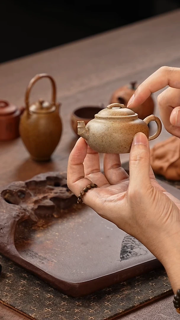 茶壶紫砂纳福竹壶