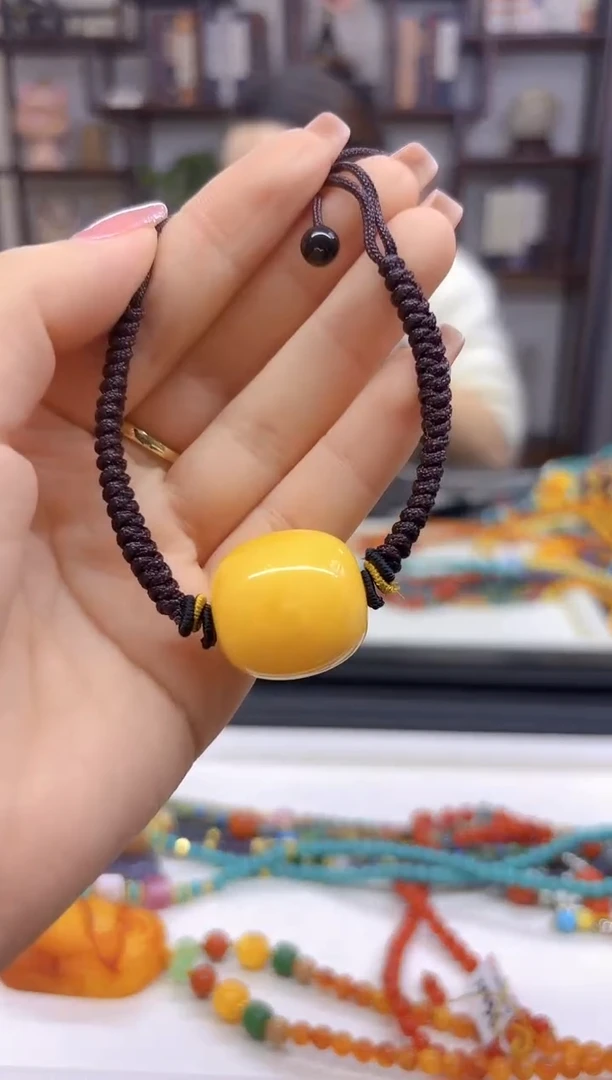 【闪购商品】蜜蜡手绳未镶嵌DIY款S461