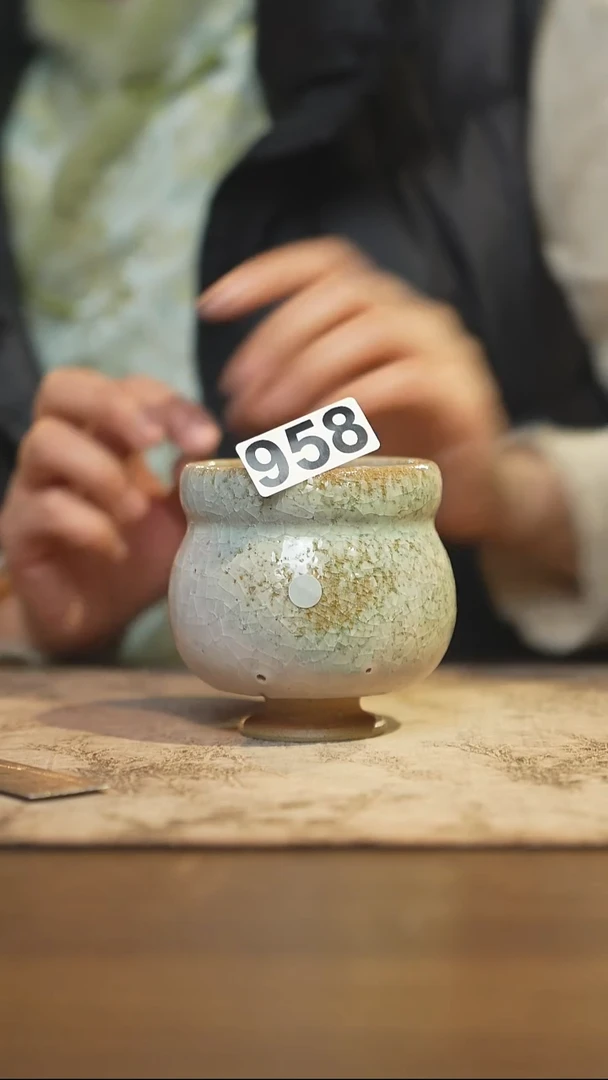 陶瓷茶器茶具主人杯958微瑕