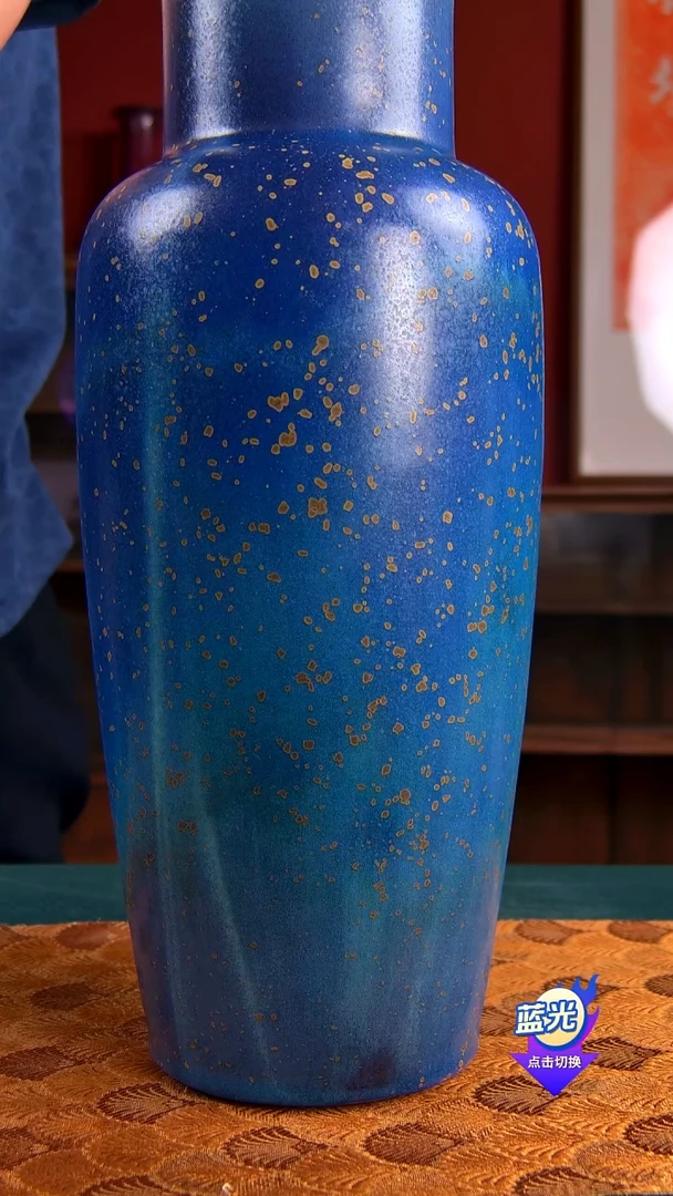 去**意 孤品梁青杨钧瓷炭烧摆件