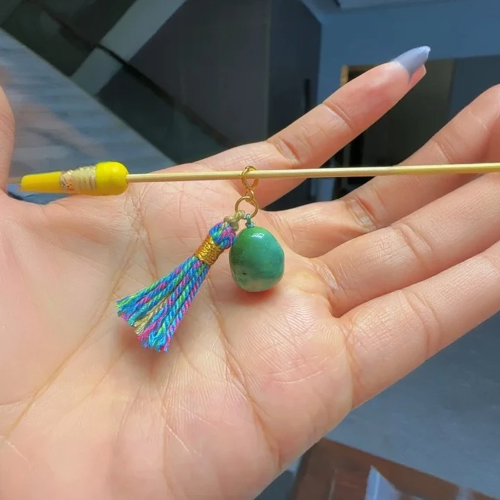 636<娇丰珠宝>时尚简约百搭糖豆吊坠包包挂手机挂