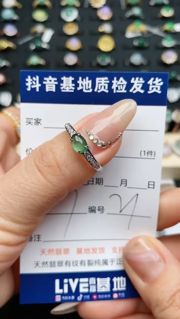 【闪购商品】翡翠戒指银S925镶嵌...........
