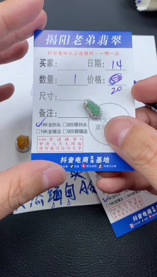 【闪购商品】翡翠颈饰银S925镶嵌多样性发其中一件