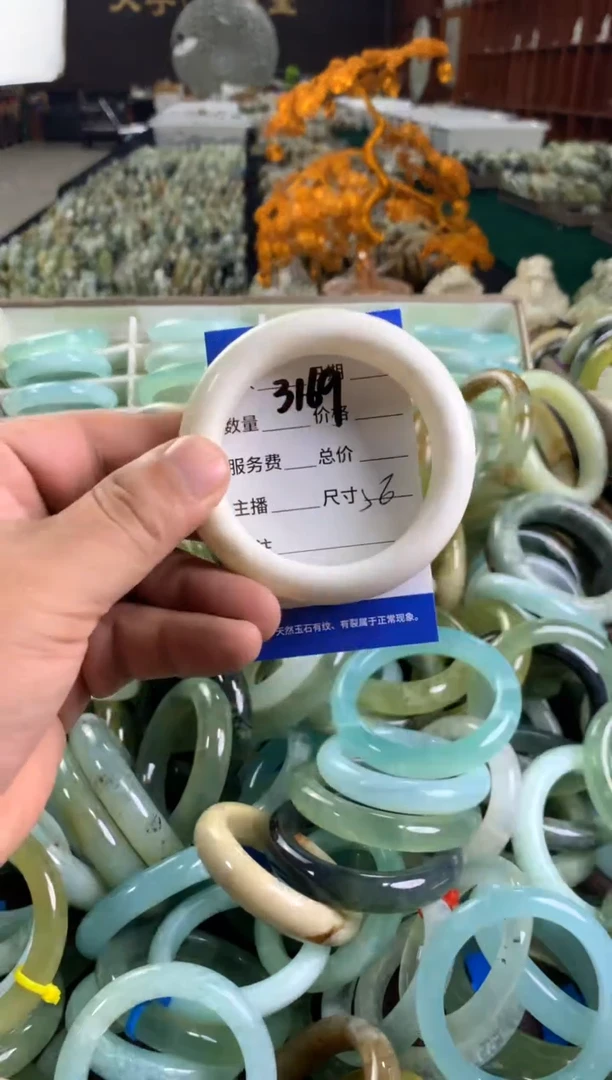 未镶嵌蛇纹石玉手镯3169