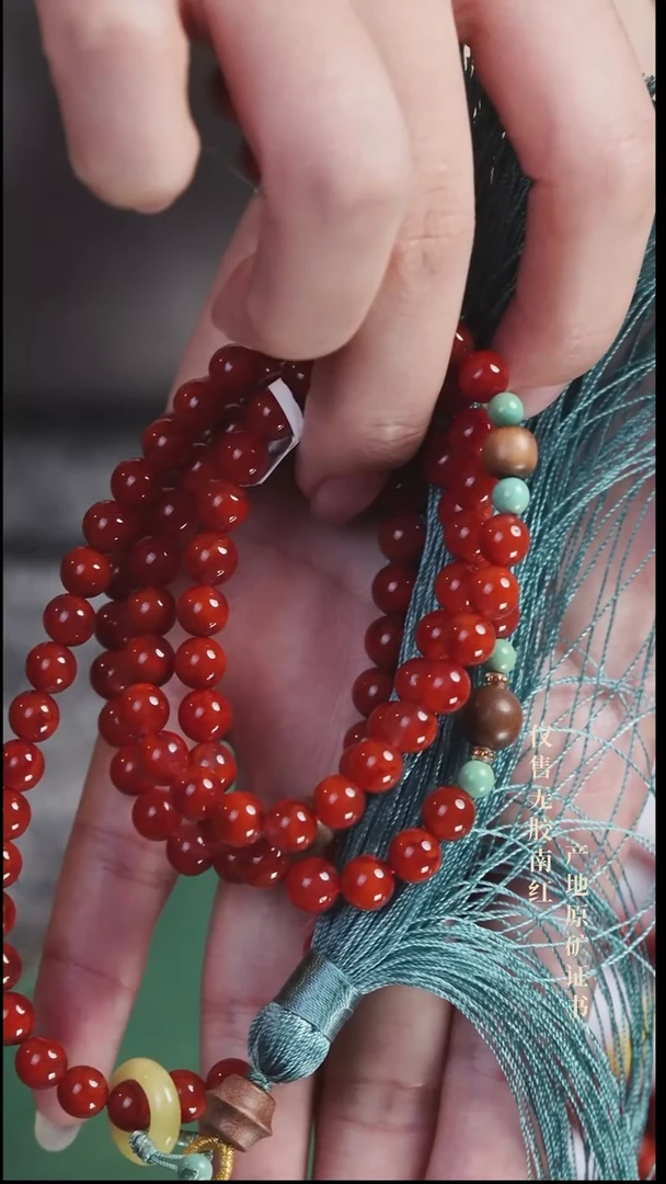 未镶嵌手串南红玛瑙设计@@SJL2221AK