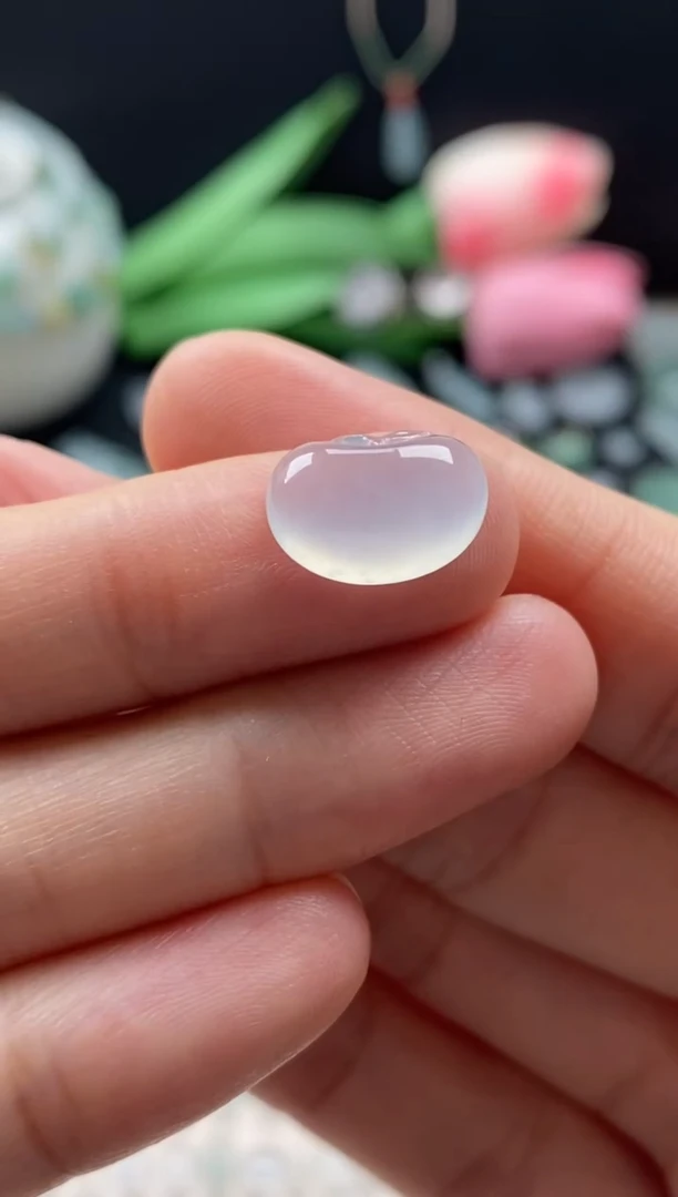 【闪购商品】翡翠颈饰未镶嵌翡翠白冰苹果