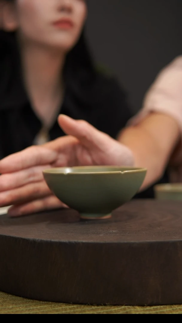 杯子小****行葵口杯  柴烧全品一级 汝州原产地  原矿老釉